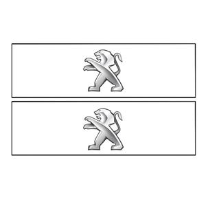 برچسب پا رکابی خودرو طرح PEUGEOT مدل TIG058 بسته ۲ عددی