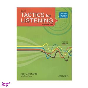 کتاب tactics for listening basic اثر Jack C. Richards انتشارات cambridge