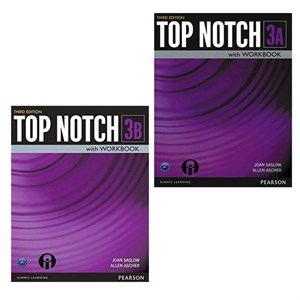 کتاب Top Notch 3 اثر Joan Saslow And Allen Ascher انتشارات الوندپویان دو جلدی