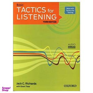 کتاب Basic Tactics For Listening اثر Jack C.Richards and Grant Trew انتشارات زبان مهر