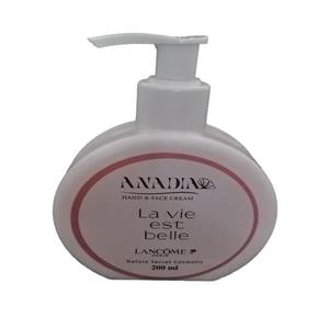 کرم مرطوب کننده آنادیا مدل lancome حجم 200 میلی لیتر 