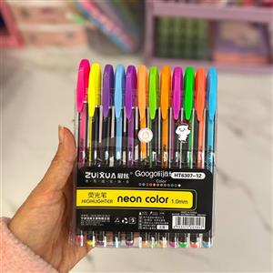 خودکار ژویخوآ مدل neon color بسته 12 عددی