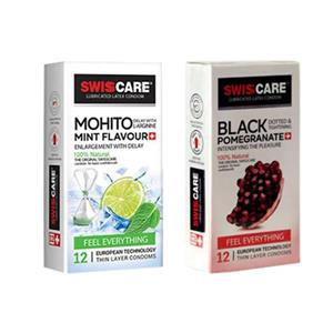 کاندوم سوئیس کر مدل Black Pomegranate