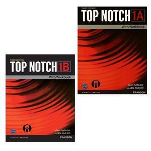 کتاب Top Notch 1 اثر Joan Saslow And Allen Ascher انتشارات الوندپویان دو جلدی