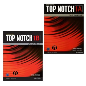 کتاب Top Notch 1 اثر Joan Saslow And Allen Ascher انتشارات الوندپویان دو جلدی