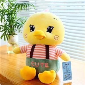 عروسک طرح جوجه اردک مدل JJ40snt ارتفاع 40 سانتی متر