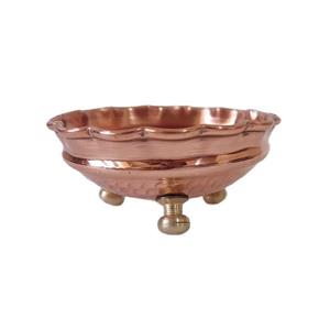 کاسه مسی طرح 3 پایه کد ZH249.1