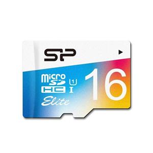 کارت حافظه‌ microSDHC سیلیکون پاور مدل Elite کلاس 10 استاندارد UHS I U1 سرعت 100MBps ظرفیت 16 گیگابایت 