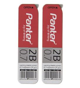 نوک مداد نوکی 0.7 میلی متری پنتر مدل 007 Hi-pl بسته 2 عددی