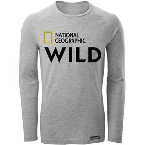 تی شرت استین بلند مردانه 27 مدل National Geographic Wild کد MH62 
