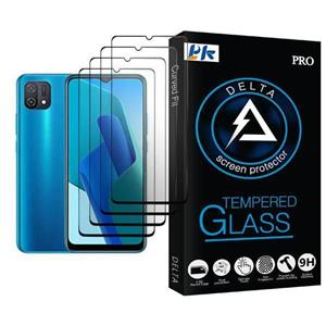 محافظ صفحه نمایش پی کی مدل Delta Glass MIX004 مناسب برای گوشی موبایل اوپو A16K بسته چهار عددی PK Delta Glass MIX004 Screen Protector For Oppo A16K Pack Of 4