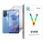 محافظ صفحه نمایش جانبو مدل Viva Glass MIX003 مناسب برای گوشی موبایل اوپو A16 بسته سه عددی