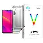 محافظ صفحه نمایش جانبو مدل Viva Glass MIX004 مناسب برای گوشی موبایل اوپو A5 (2020) بسته چهار عددی