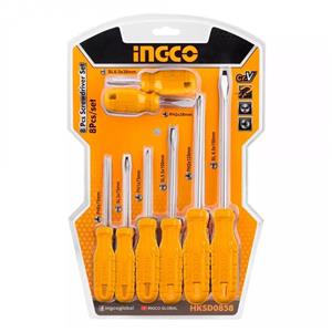 پیچ گوشتی اینکو مدل  HKSD0858 مجموعه 8 عددی