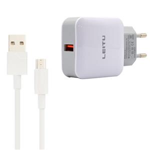 شارژر دیواری لیتو مدل LH - 15 به همراه کابل تبدیل MicroUSB