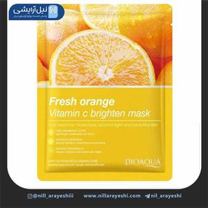 ماسک صورت ورقه ای پرتقال بیواکوا کد bqy83242 Bioaqua orange mask 