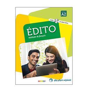 کتاب Edito A2 اثر Heu Elodie  انتشارات دنیای زبان