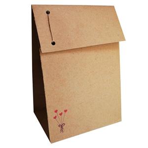 پاکت هدیه مدل کرافت تاشو حجیم c6 بسته 5 عددی