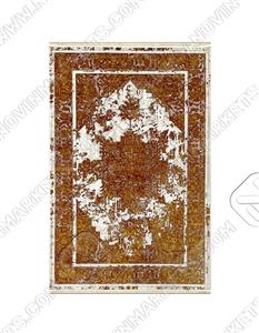 فرش سیزان کلکسیون رولکس آجری کد ۵۴۰۲۷  Sizan carpet rolex collection