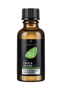 روغن صورت و ریش ۲ در ۱ اسانس مردانه آلوئه ورا ال آر 30g LR ALOE VIA Aloe Vera