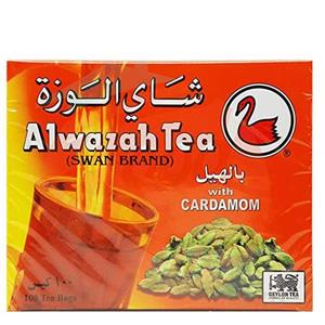 چای سیاه کیسه ای هل دار الوزه بسته 100 عددی