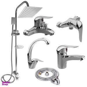 ست شیرآلات فراست پویا مدل صدف پلاس مجموعه 6 عددی