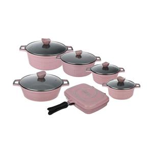 سرویس پخت و پز 12 پارچه نالینو مدل N84 Nalino Cookware Set Pcs 