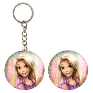 پیکسل خندالو مدل  راپونزل گیسو کمند کد 13736 به همراه جاکلیدی