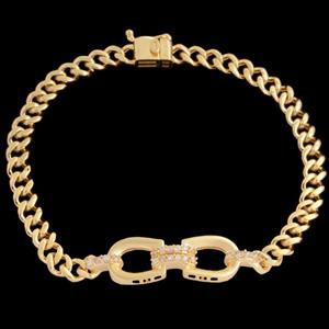 دستبند طلا 18 عیار زنانه طلای مستجابی کد N3 