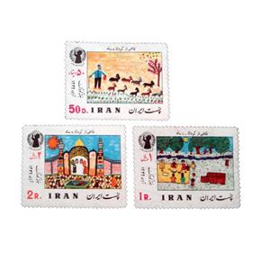 تمبر یادگاری مدل هفته کودک کد IR2665 مجموعه 3 عددی