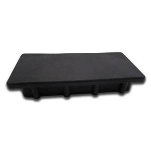 درپوش توکار پلاستیکی مستطیلی 40*100 میلی‌متر کد 00202282