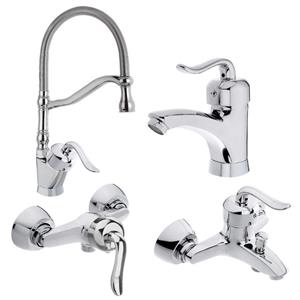 ست شیرآلات فراست پویا مدل قاجاری فنری مجموعه 4 عددی