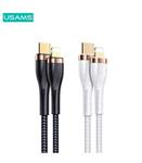 کابل تبدیل USB-C به لایتنینگ یوسمز مدل US-SJ489 20W طول 1.2 متر