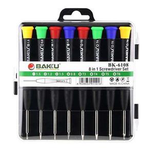 مجموعه 8 عددی پیچ گوشتی باکو مدل BK-6108