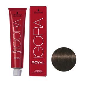 رنگ مو ایگورا رویال شماره 4.0 حجم 60 میلی لیتر رنگ قهوه ای متوسط طبیعی