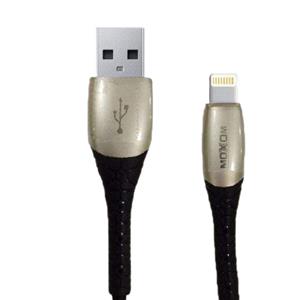 کابل تبدیل USB به لایتنینگ موکسوم مدل  cc-66 2.4A LED light طول 1 متر