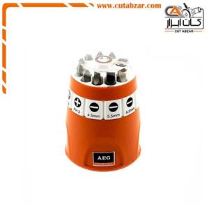 ست سر پیچ گوشتی آاگ 10 عددی مدل  AEG-10pc