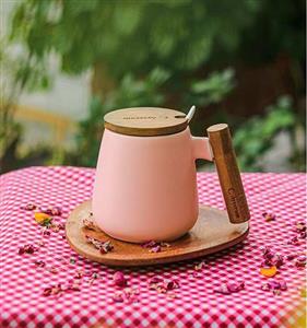 ماگ لانژ دسته چوبی آی سرام