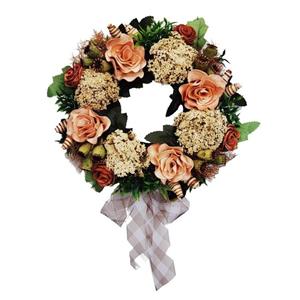 حلقه گل مصنوعی دکوفلاورز مدل Wreath 66 