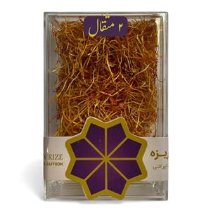 زعفران ریشه 2 مثقال ظرف ساده
