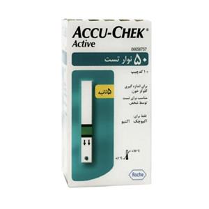 نوار دستگاه تست قند اکیو چک مدل sensor بسته 50 عددی