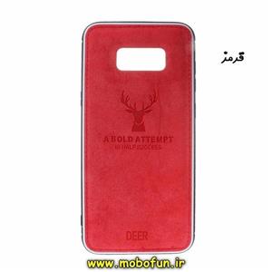 قاب گوشی Galaxy S8 Plus سامسونگ طرح گوزنی اورجینال دور دوخت قرمز کد 59