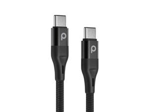 کابل دو سر تایپ سی پورودو Porodo Aluminum Braided USB C to Cable 1.2m 60W 