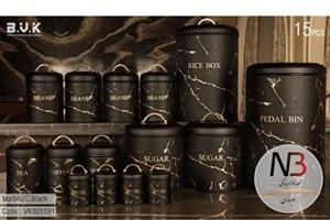 سرویس آشپزخانه 15 پارچه بی.وی.کی مدل ماربل کد 805591_BG