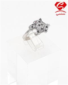 انگشتر نقره زنانه طرح پلنگ کد A_290 