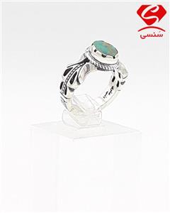 انگشتر نقره فیروزه مردانه کد 39