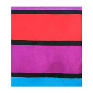 ملحفه آدنو مدل Colored stripes کد CH41 یک نفره سایز 80x180 سانتی متر
