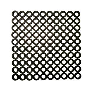 واشر مدل پلاستیکی 1/2 کد P1-2 بسته 100 عددی
