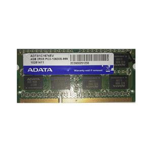 رم لپ تاپ DDR3 تک کاناله 1333 مگاهرتز CL9 ای دیتا مدل PC3-10600s ظرفیت 4 گیگابایت