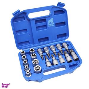 سری آچار بکس ستاره ای  مدل گوریلا کد YP-E8-24/T20-70MM مجموعه 19 عددی